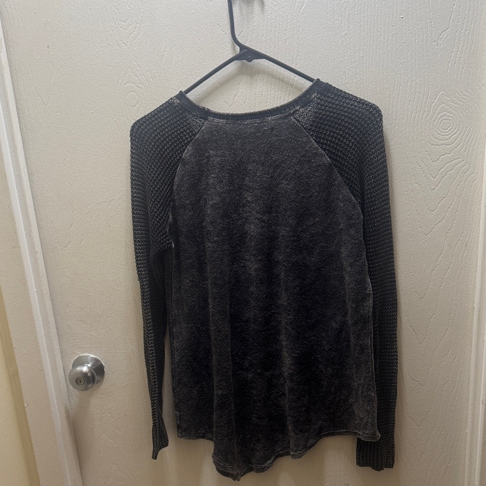 M. Rena Charcoal Knit Sweater - Picture 4 of 4